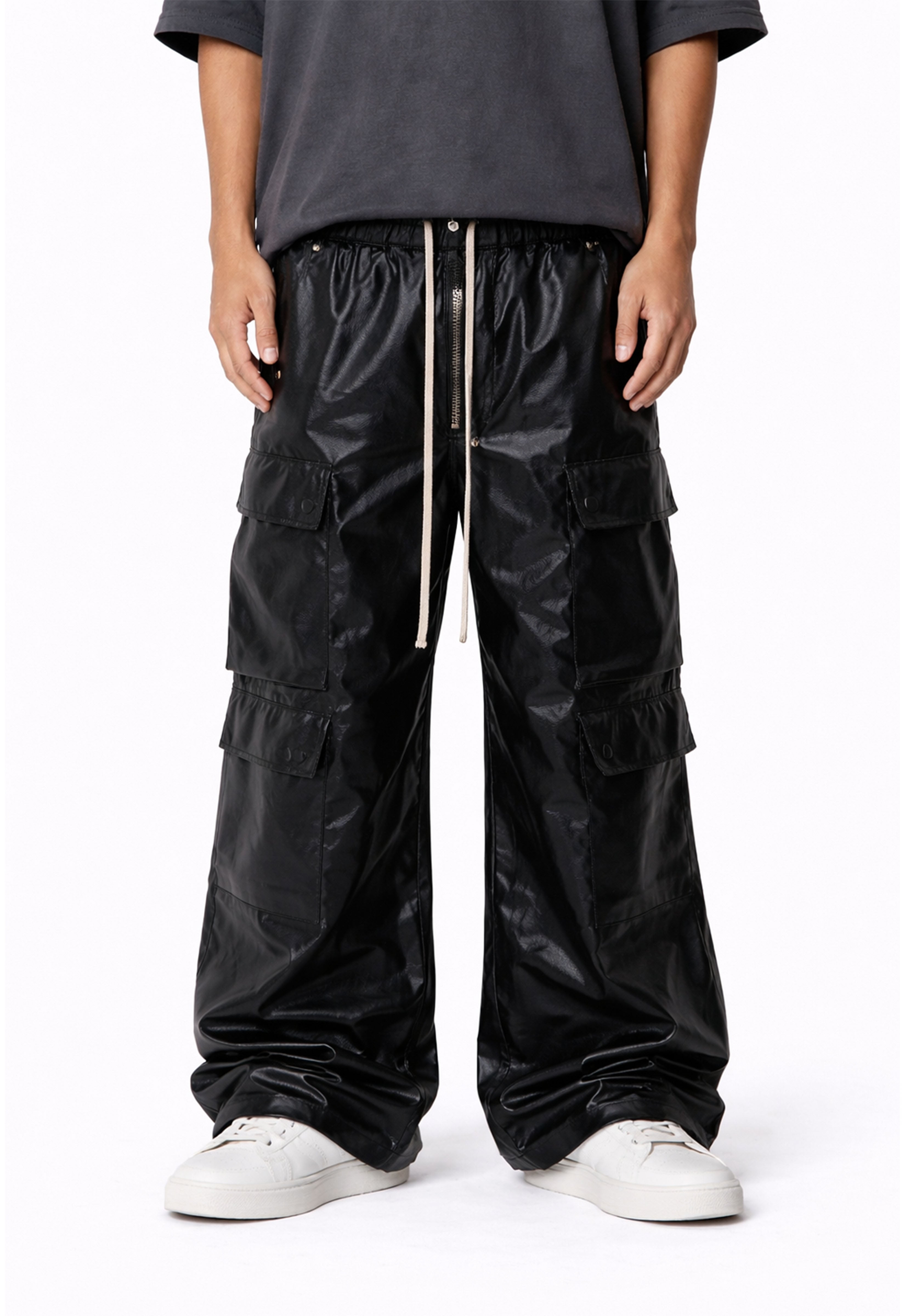 SHINE DRAWSTRING CARGO PANTS