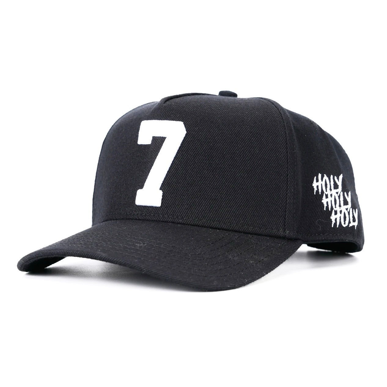 ‘7’ Premium SnapBack - Black/White